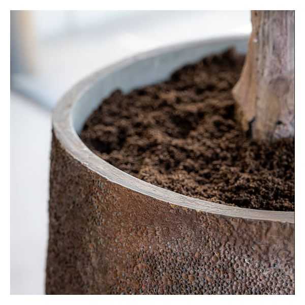 POT DE FLEUR TARB XL MARRON IMPERIAL