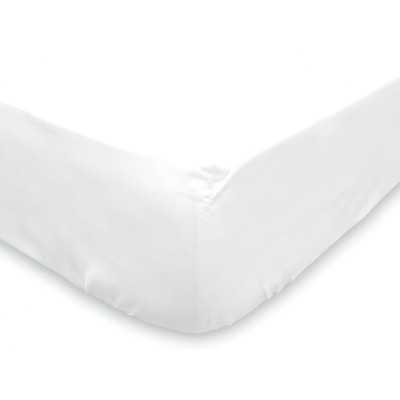 FITTED SHEET MATTRESS PROTECTOR FLEECE 140X200CM WHITE