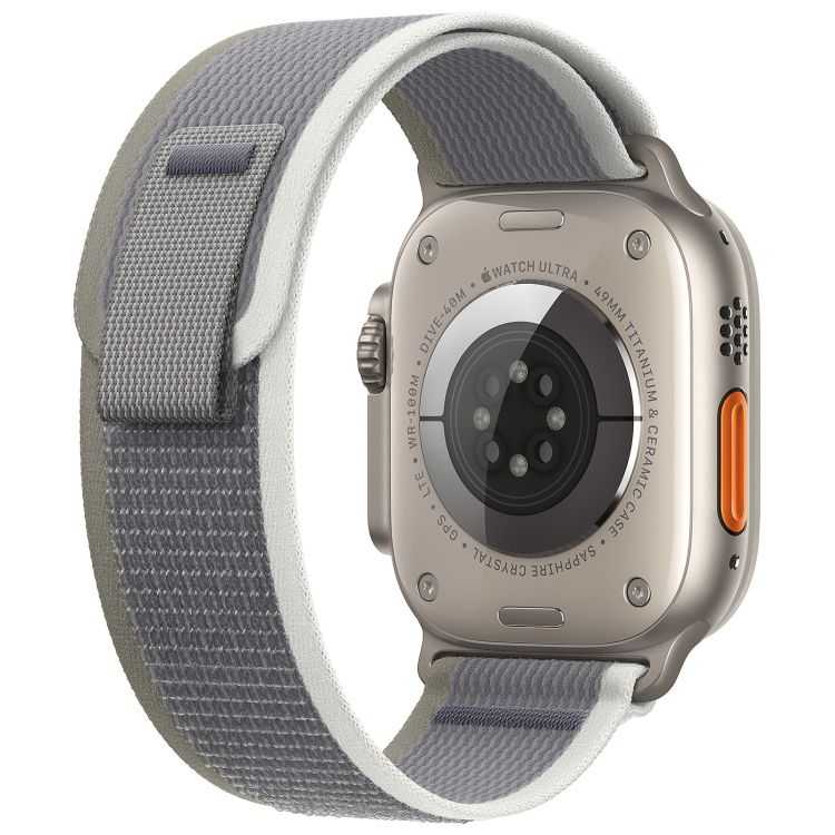 APPLE WATCH ULTRA 2 GPS + CELLULAR GREY TRAIL LOOP M/L 49MM TITANIUM GREEN
