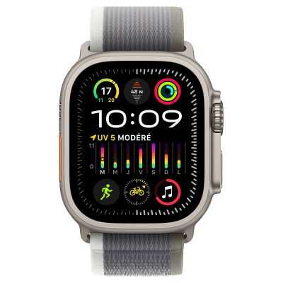 APPLE WATCH ULTRA 2 GPS + CELLULAR GREY TRAIL LOOP S/M 49MM TITANIUM GREEN