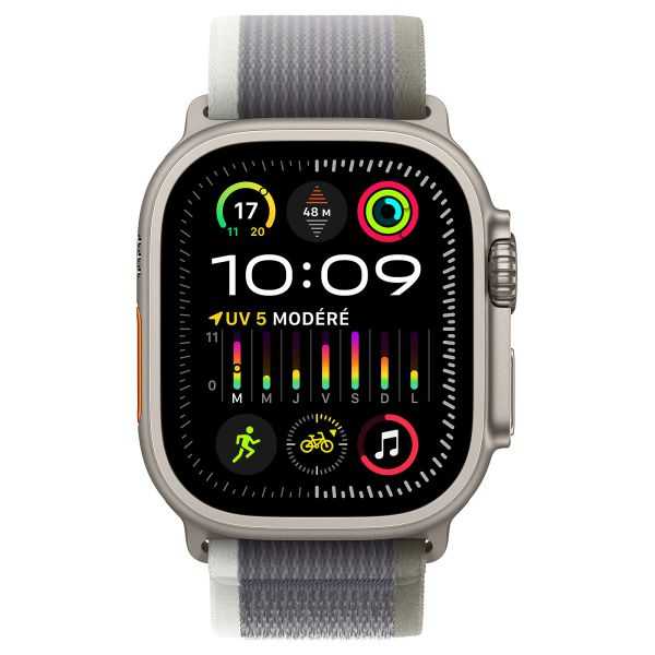 APPLE WATCH ULTRA 2 GPS + CELLULAR GREY TRAIL LOOP S/M 49MM TITANIUM GREEN