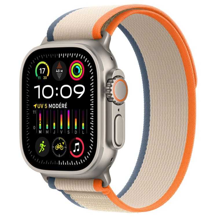 APPLE WATCH ULTRA 2 GPS + CELLULAR, 49MM TITANIUM CASE WITH ORANGE/BE