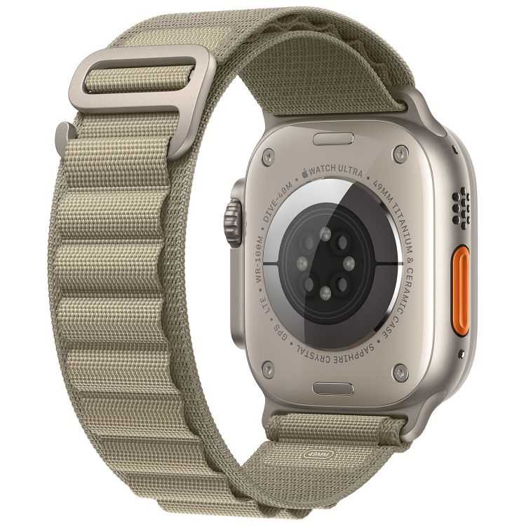 APPLE WATCH ULTRA 2 GPS + CELLULAR, 49MM TITANIUM CASE WITH OLIVE ALP