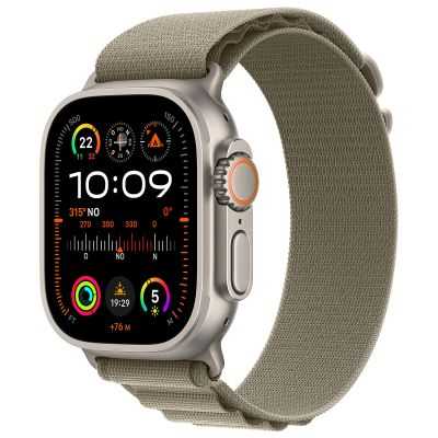 APPLE WATCH ULTRA 2 GPS + CELLULAR, 49MM TITANIUM CASE WITH OLIVE ALP 2