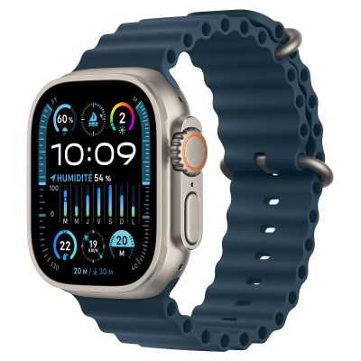 APPLE WATCH ULTRA 2 GPS + CELLULAR, 49MM TITANIUM CASE WITH BLUE OCEA 2