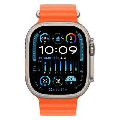 APPLE WATCH ULTRA 2 GPS + CELLULAR, 49MM TITANIUM CASE WITH ORANGE OC