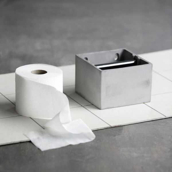 PORTE-PAPIER TOILETTE CEMENT