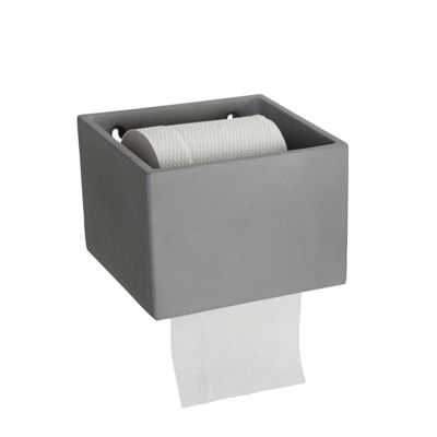 PORTA PAPEL HIGIÊNICO DE CIMENTO