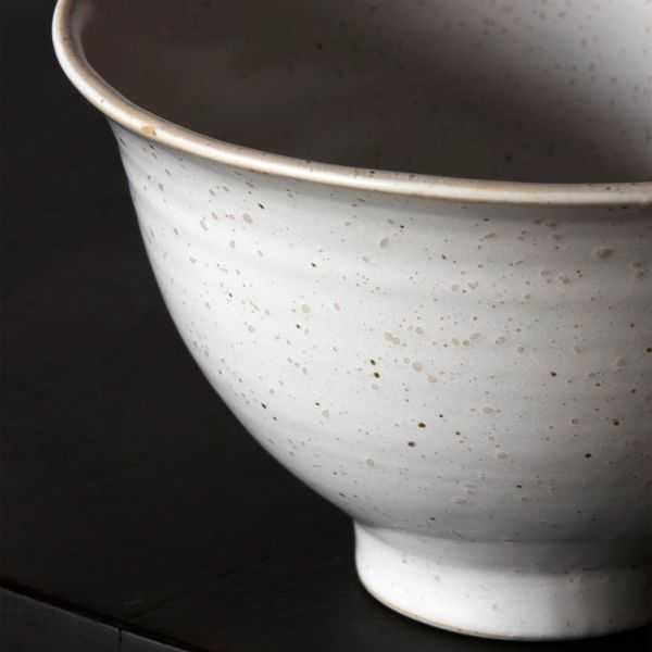 TAÇA DE PORCELANA PION BRANCO CINZENTO
