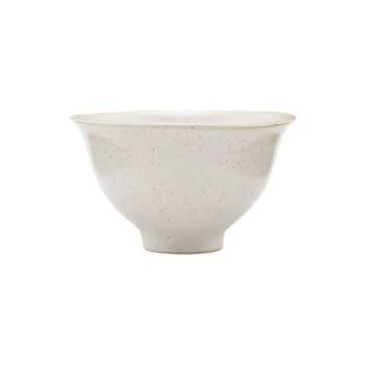 TAÇA DE PORCELANA PION BRANCO CINZENTO