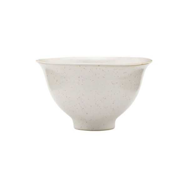 TAÇA DE PORCELANA PION BRANCO CINZENTO
