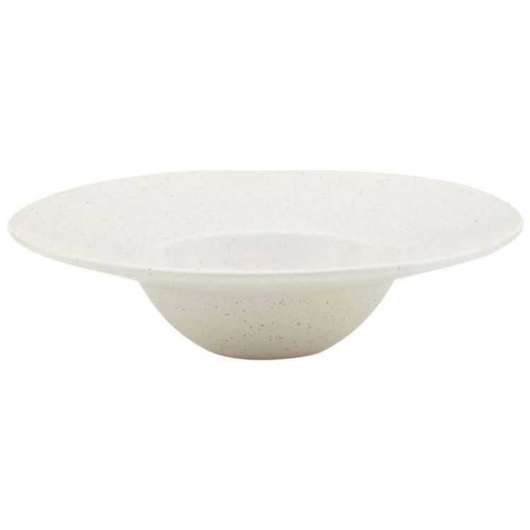BOL/ASSIETTE A PATES PION PORCELAINE GRIS BLANC