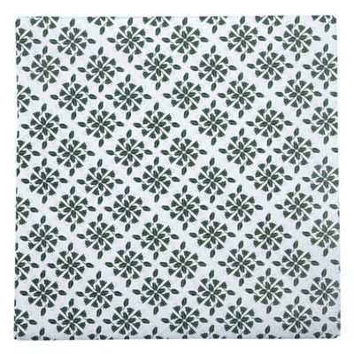 SERVIETTES EN PAPIER TRACE (X40) BOUQUET VERT