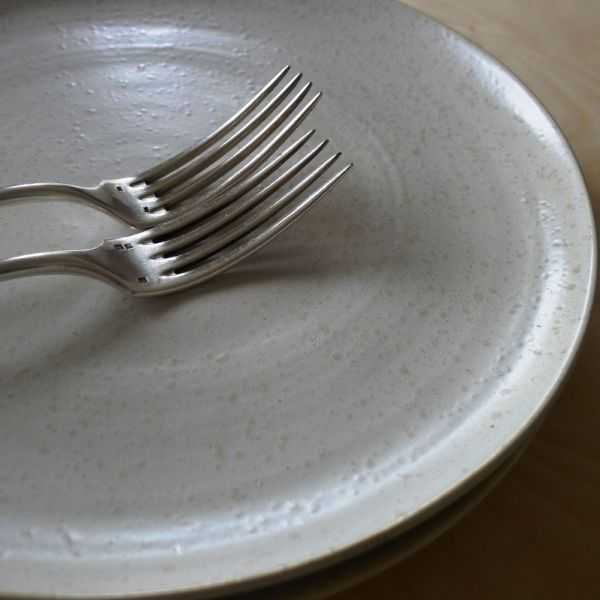 PRATO DE JANTAR PION 28,5CM CINZA BRANCO