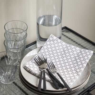 TRACE PAPER TOWELS (X40) BROWN CHECKED 2