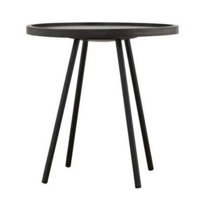 JUCO MESA DE CENTRO Ø 50 H 50 CM PRETO