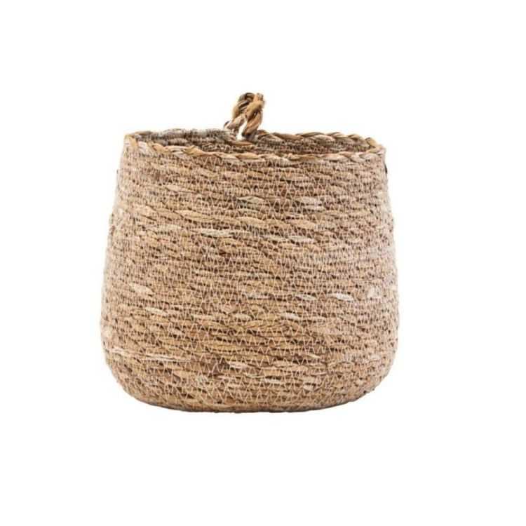 SEAGRASS HANGING FLOWER POT