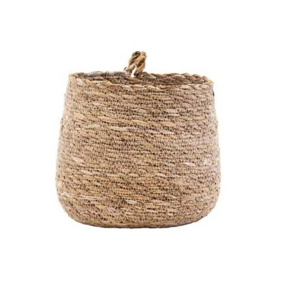 SEAGRASS HANGING FLOWER POT