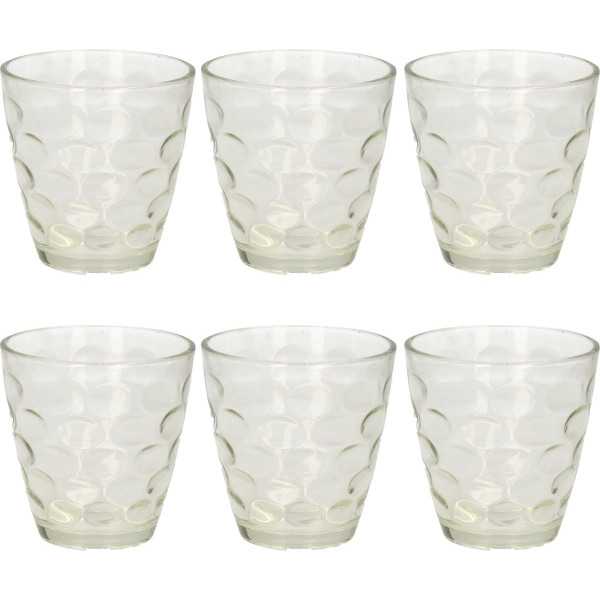 ENSEMBLE DE 6 VERRES 8,7X8,7X8,7 300 ML.TRANSPARENT