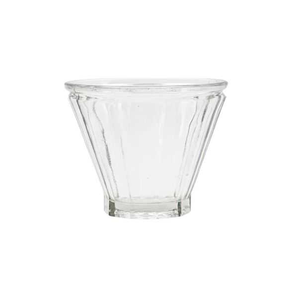PORTE-BOUGIE A RECHAUD DIA 11.5 CM TRANSPARENT
