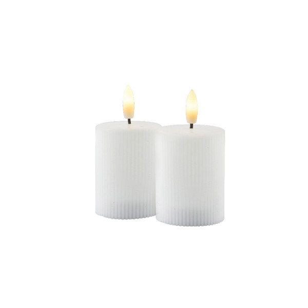 SET DE 2 BOUGIES LED RECHARGEABLES...