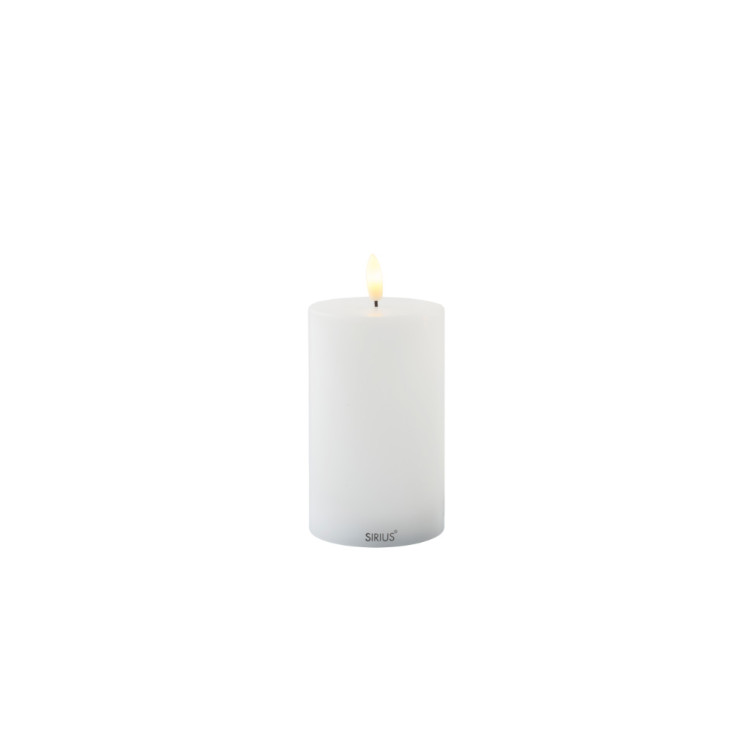 SET OF 2 SILLE LED CANDLESØ7,5XH12,5CM