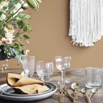 VERRE A VIN ROUGE VINTAGE Ø8.5X14CM VERRE 2