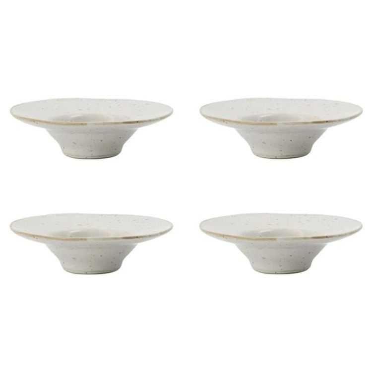 COPO DE OVO PION BRANCO CINZA X4