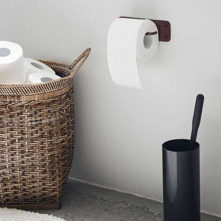 SUPORTE DE PAPEL HIGIÊNICO PATI LATÃO BRILHADO