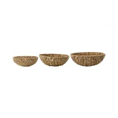 SET DE 3 PANIERS BOW NATURE