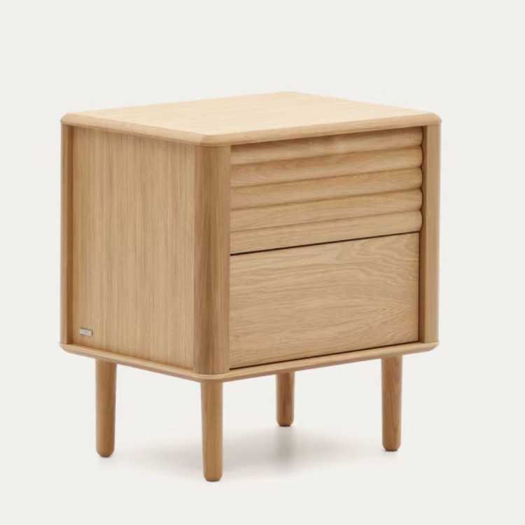 TABLE DE CHEVET LENON  50 X 55 CM CHENE