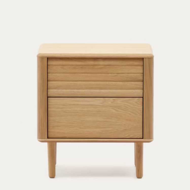 TABLE DE CHEVET LENON  50 X 55 CM CHENE