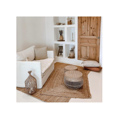 LAMPE ROTIN TIPI 1970 PM 2