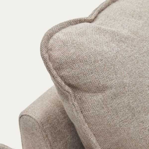 CANAPE-LIT CARLOTA 2 PLACES 140CM CHENILLE BEIGE