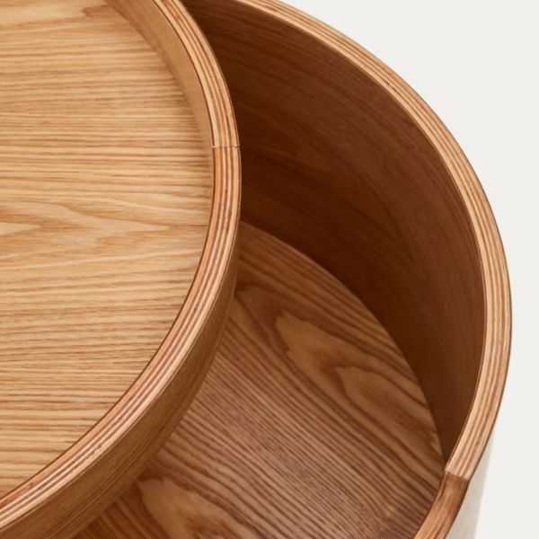 TABLE DE CHEVET OCTAVIA 55 CM CONTREPLAQUE DE FRENE