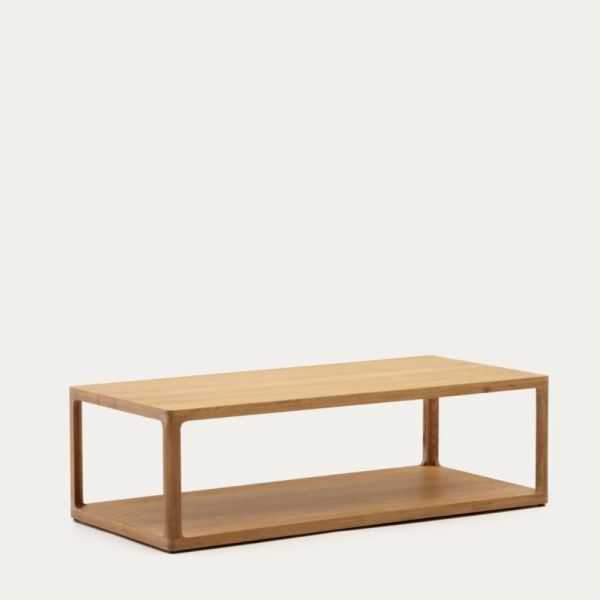 TABLE BASSE MAYMAI 140 X70 CM CHENE MASSIF