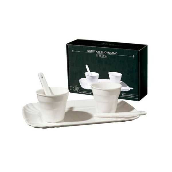 ESTETICO QUOTIDIANO COFFEE SET 2 CUPS