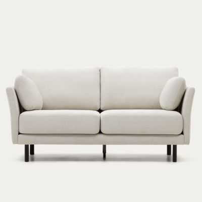 CANAPE GILMA 2 PLACES 170 CM CHENILLE PIEDS NOIR