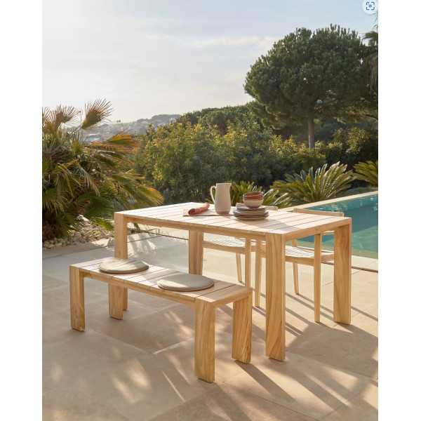 MESA DE JARDIM VICTOIRE 200 X 100 CM TECA MACIÇA