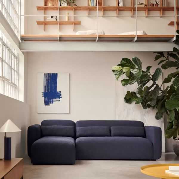 CANAPE MODULABLE NEOM3 PLACES MERIDIENNE DROITE GAUCHE 263 CM
