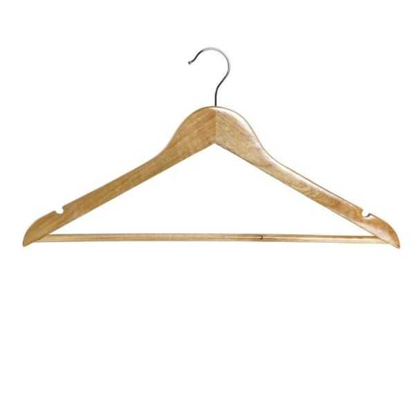 ENSEMBLE DE 3 CINTRES 45X1,3X22 CM BOIS