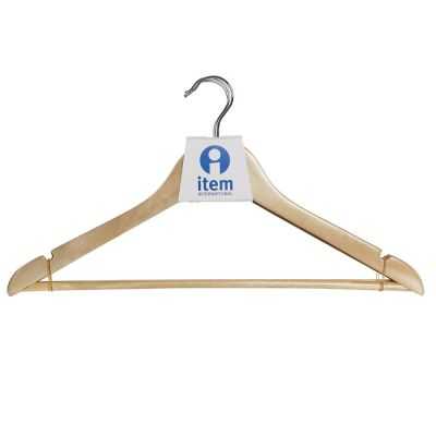 ENSEMBLE DE 3 CINTRES 45X1,3X22 CM BOIS