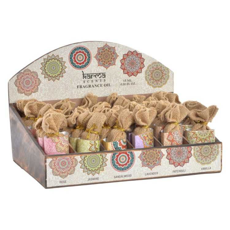 HUILES ESSENTIELLES JUTE 5X2X11 15 ML MANDALA 6 M