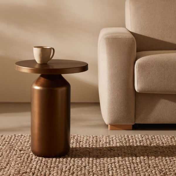 TABLE D'APPOINT MALYA 40 CM CUIVRE