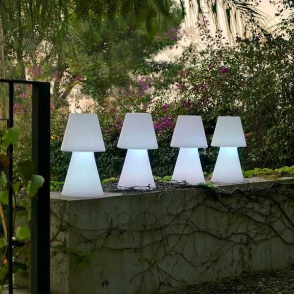 LÂMPADA DE MESA PARA EXTERIOR LOLA 45 BRANCO/MULTICOLOR