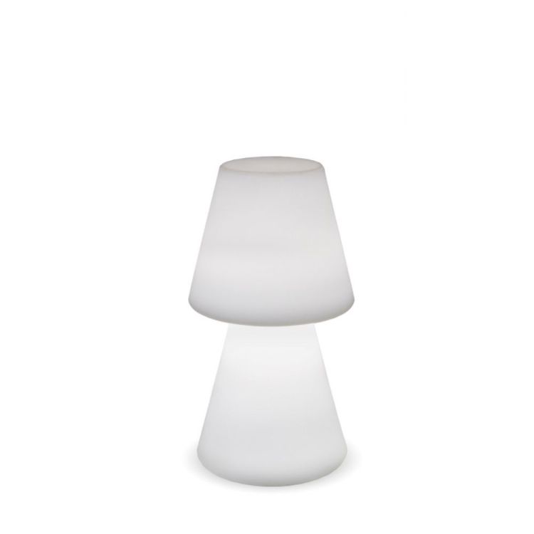 LÂMPADA DE MESA PARA EXTERIOR LOLA 45 BRANCO/MULTICOLOR