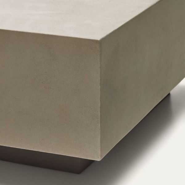 TABLE BASSE RUSTELLA80 X 60 CM EN CIMENT
