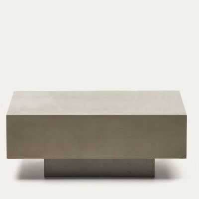 TABLE BASSE RUSTELLA80 X 60 CM EN CIMENT
