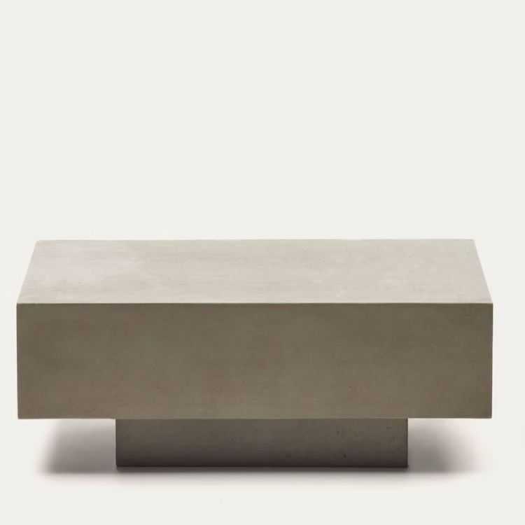 TABLE BASSE RUSTELLA80 X 60 CM EN CIMENT
