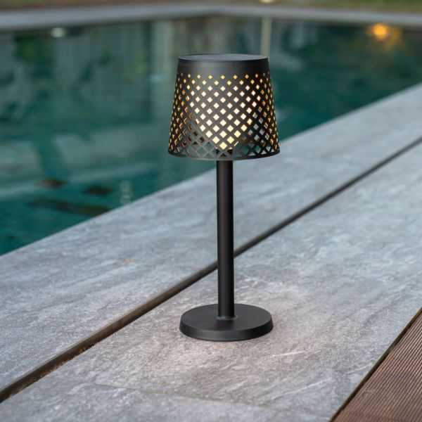 GRETA SOLAR POST +BLACK BATTERY